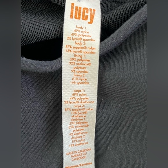 LUCY ACTIVEWEAR Tan Top | WOMAN | SIZE SP - Picture 4 of 5